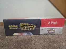 Pokemon Surging Sparks costco ETB + Booster Bundle Costco - Sealed - Image 3