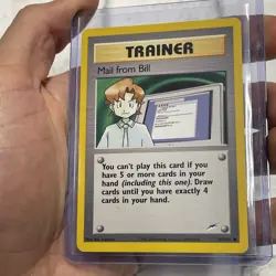 Pokemon TCG Neo Destiny #105/105 Mail from Bill LP Lightly Played Vintage Common - Image 2