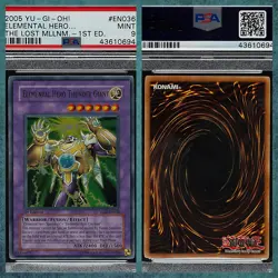 2005 Yu-Gi-Oh! Lost Millennium Elemental Hero Thunder Giant 1ST EDITION - PSA 9 - Image 1