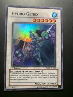 Yugioh! Hydro Genex Super Rare - TSHD-EN095 1st Edition - English - Image 1