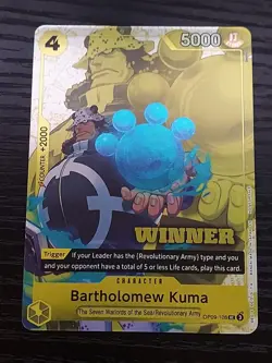 Bartholomew Kuma (Winner Pack 2025 Vol. 4) OP09-108 One Piece Promotion Cards... - Image 1