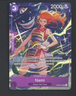 One Piece English OP09-070 Nami Alternate Art Uncommon - Image 1