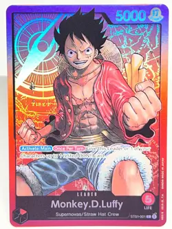 Monkey.D.Luffy ST01-001 One Piece Starter Deck 1 Straw Hat Crew Foil - Image 1
