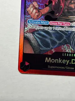 Monkey.D.Luffy ST01-001 One Piece Starter Deck 1 Straw Hat Crew Foil - Image 4
