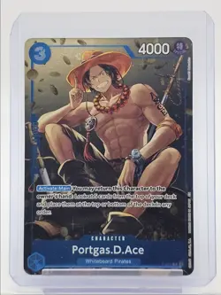 PORTGAS. D. ACE 2024 ONE PIECE PROMO CHARACTER #P-074 Q0588 - Image 1
