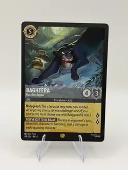 Lorcana Disney 198/204 Bagheera Guardian Jaguar Legendary Card NM, Unplayed - Image 1