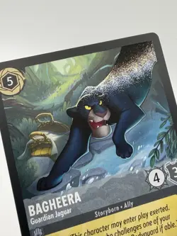 Lorcana Disney 198/204 Bagheera Guardian Jaguar Legendary Card NM, Unplayed - Image 2