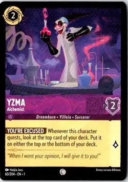 Disney Lorcana Promo Cards #10 Yzma - Image 1