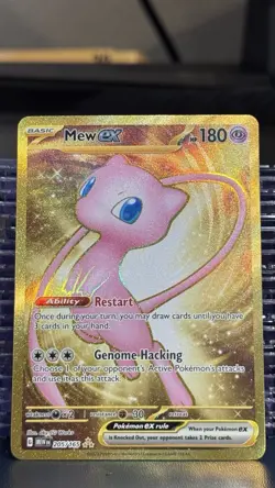 Pokemon Mew ex 193/165 Sv: Scarlet & Violet 151 Ultra Rare Full Art Holo EX Card - Image 1