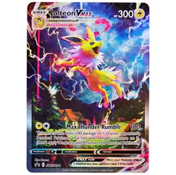 Jolteon VMAX Pokemon Sword & Shield Jumbo Black Star Promo Card #SWSH184 NM/MIN - Image 1