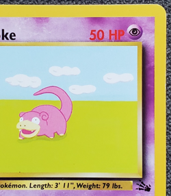 1st Edition Slowpoke - Fossil - #55/62 - Vintage Pokemon Card 1999 WOTC - Image 3