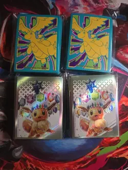Pokemon TCG ETB Card Sleeves - Lot of 4 Sealed - Image 1