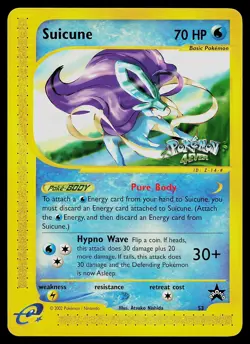 Pokemon Card - Suicune WOTC Black Star Promo 53 - Image 1