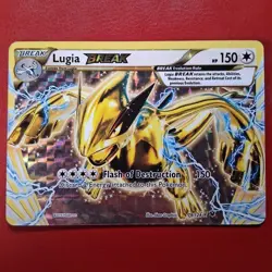 Lugia BREAK 79/124 Fates Collide Holo Pokemon Card LP-NM Quick Shipping - Image 1