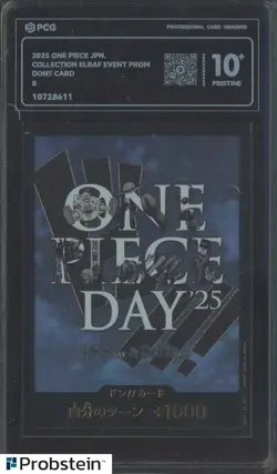 2025 One Piece Japanese Collection Elbaf Event Promo Don!! Card PCG 10 PRISTINE+ - Image 1
