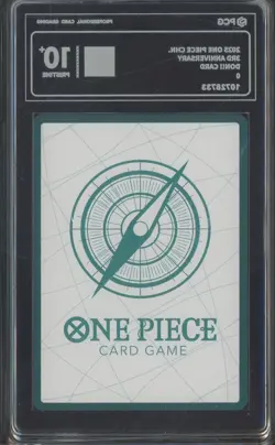 2025 One Piece Chinese 3rd Anniversary Don!! Cards PCG 10 PRISTINE+ - Image 2