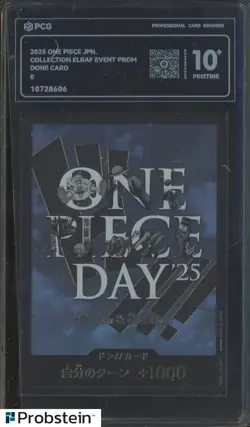 2025 One Piece Japanese Collection Elbaf Event Promo Don!! Card PCG 10 PRISTINE - Image 1