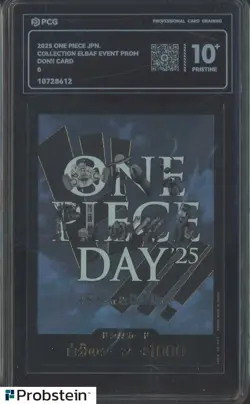 2025 One Piece Japanese Collection Elbaf Event Promo Don!! Card PCG 10 PRISTINE+ - Image 1