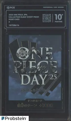 2025 One Piece Japanese Collection Elbaf Event Promo Don!! Card PCG 10 PRISTINE+ - Image 1