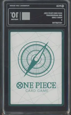 2025 One Piece Chinese 3rd Anniversary Don!! Cards PCG 10 PRISTINE+ - Image 2