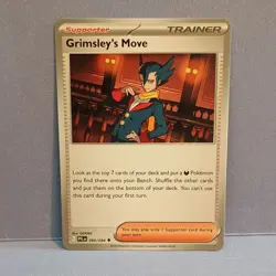 Pokemon Grimsley's Move 090/094 Me02: Phantasmal Flames Uncommon English Card - Image 1