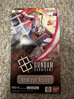 1x Gundam Card Game - GD01 (Newtype Rising) - Eng. - Sleeved Booster Pack - Image 4