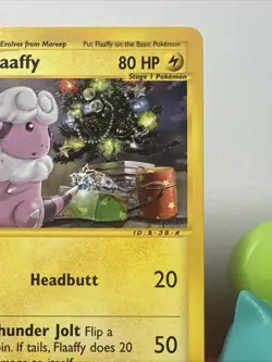 Flaaffy Pokemon Card 77/165 Expedition Base Card,Christmas Tree,2002 Pokemon TCG - Image 3