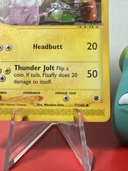 Flaaffy Pokemon Card 77/165 Expedition Base Card,Christmas Tree,2002 Pokemon TCG - Image 4