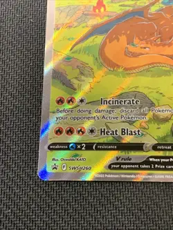 Charizard V SWSH260 SWSH: Sword & Shield Promo Cards Holo - Image 5