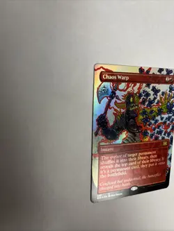 Choas Warp Borderless Foil Double Masters 2022 LP MTG - Image 5
