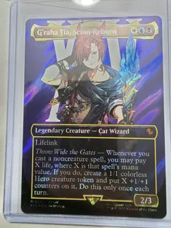 G'raha Tia, Scion Reborn MTG (Borderless) (Surge Foil) Final Fantasy Mythic 211 - Image 4