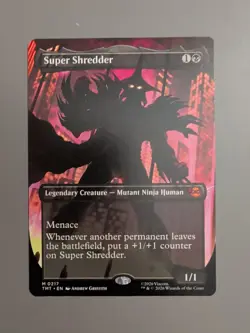 Super Shredder (Borderless) Teenage Mutant Ninja Turtles Regular Non Foil - Image 1