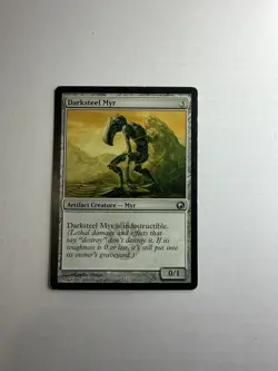 Darksteel Myr LP Scars of Mirrodin Magic The Gathering Mtg Lightly Played - Image 1