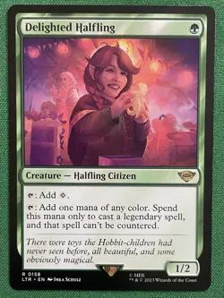 Delighted Halfling R Universes Beyond: The Lord of the Rings NM - Image 1