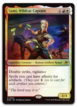Sami, Wildcat Captain #226 (Foil) (NM) Edge of Eternities EOE Magic MTG - Image 1