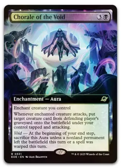 Chorale of the Void (Extended Art) #331 (Foil) NM Edge of Eternities Magic MTG - Image 1