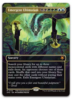 Emergent Ultimatum (Borderless) #105 (NM) Special Guests SPG Magic MTG - Image 1