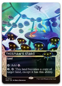 Thespian's Stage (0044) (Borderless) #44 (Foil) NM Edge of Eternities Magic MTG - Image 1