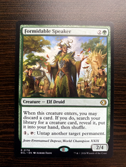 Formidable Speaker - MTG Regular - Lorwyn Eclipsed (ECL)- NM - Image 1