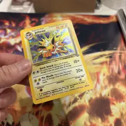 Pokemon TCG Jolteon Jungle 4/64 Holo Unlimited Holo Rare - LP/MP - Image 4