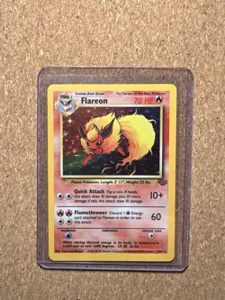 1999 Pokemon Jungle Holo Flareon 3/64 - Image 1