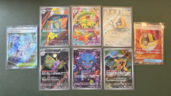 (8) Pokemon Japanese Mega Dream Illustration Art Rare Lot NM Misdreavus Dustox - Image 1
