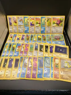 Huge Collection Bulk Lot of 50+ Pokemon Cards Vintage 1999 WOTC - Image 1