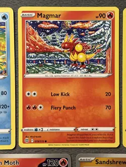 Pokemon Cards Lot Shinji Kanda Kecleon Magmar Sandshrew Sawk Beheeyem Iron Moth - Image 4