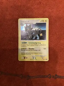 POKEMON PROMO CARD - POP SERIES 8 - LUXRAY 3/17 - (HOLO) RARE NM - Image 1