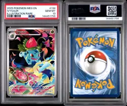 Pokemon Ivysaur Illustration Rare Mega Evolution 134/132 Psa 10 Gem Mint TCG - Image 3