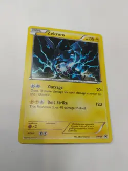Zekrom Pokemon Card Holographic Black Star Promos BW24 Holo Promo 2011 Rare TCG - Image 1