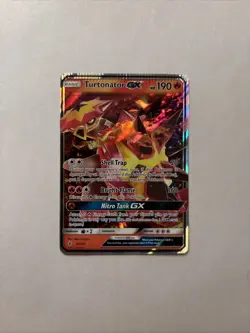 Turtonator GX 18/145 SM Guardians Rising Ultra Rare “Crimped Error” Pokemon - Image 1