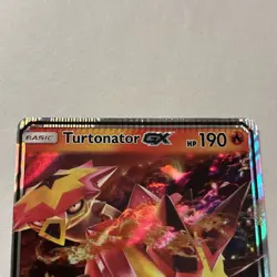Turtonator GX 18/145 SM Guardians Rising Ultra Rare “Crimped Error” Pokemon - Image 2