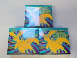 Pokemon Ascended Heroes ETB Set Of 3 Factory Sealed - Image 1
